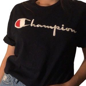 Embroidered Champion tee